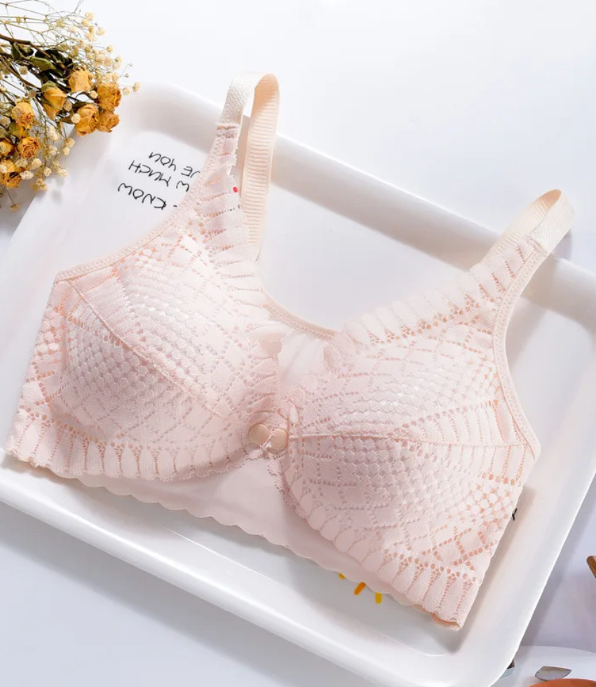 Feather Light Anti Sagging Gathering Nursing Bra