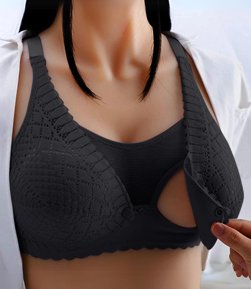 Feather Light Anti Sagging Gathering Nursing Bra